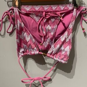 H&M Pink Crochet Bikini